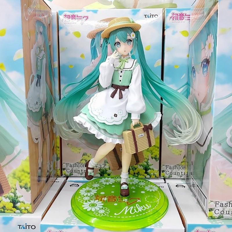 15-20cm Anime Figure Hatsune Miku coutnry Lucky Grass Fairy Action Figure PVC Collection Model Ornament Toys brithday Gifts