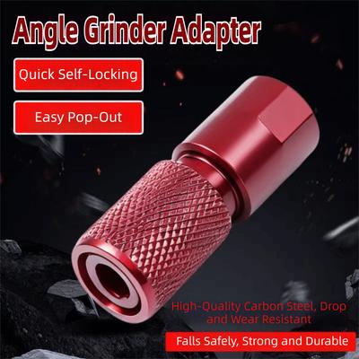 M10 Thread Hex Shank Converter Hex Shank Drill Bit Adapter  Angle Grinder Accessory