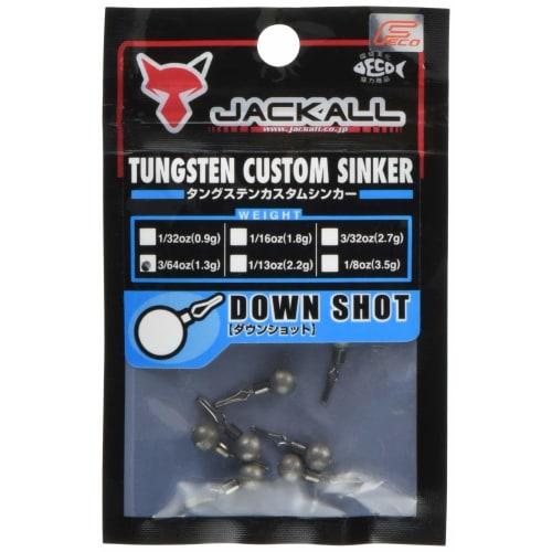 

JACKALL грузило JK вольфрамовое грузило Down Shot 1.3g (3/64 унции) 7 штук