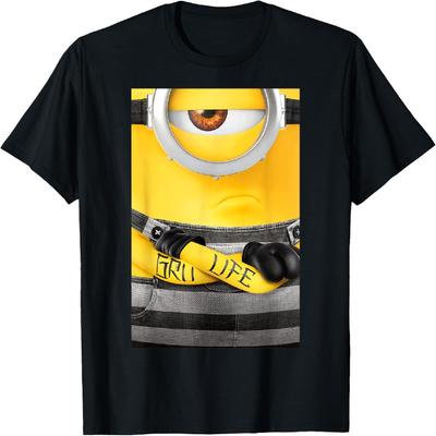 Despicable Me Minions Gru Life Tattoo Graphic T-Shirt T-Shirt