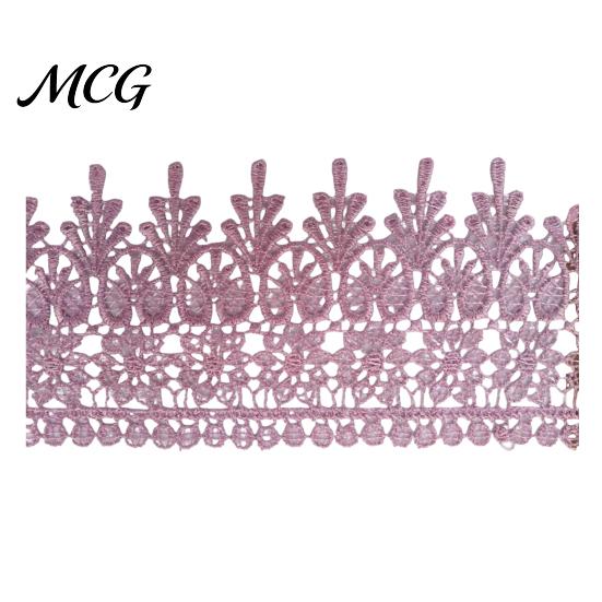 Decorative Lace for Sewing 1.4 Yards Floral Trim, 9.5cm Wide Ribbon, Craft Ribbon Crafts Edging Wedding Dress Embellishment, DIY Sewing, Gift