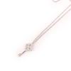 Altesse [L0159] - White Silver 'Key of Mysteries' Necklace