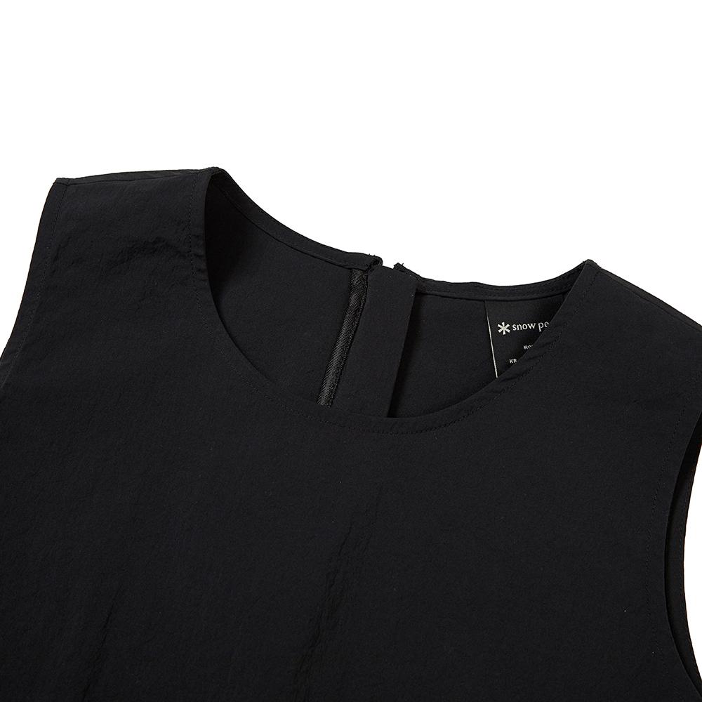 [Snowpeak] Route Women's Back Zipper Sleeveless Black (S23MWRST21)