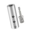 Trailer Jack Electric Drill Adapter Stainless Steel with 12in Socket Adapter Bit Compatible with