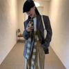 2000s Thin Scarf Harajuku Long Striped Scarf All Matching Neck Wrap Photo Neckwear
