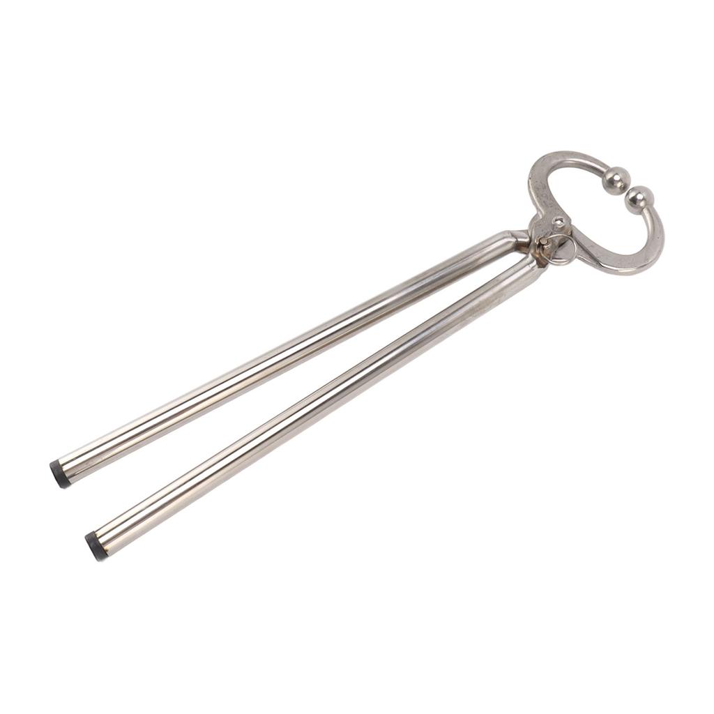 Cow Nose Plier Stainless Steel Automatic Locking Bull Cattle Nose Ring Pliers for Farm Ranch