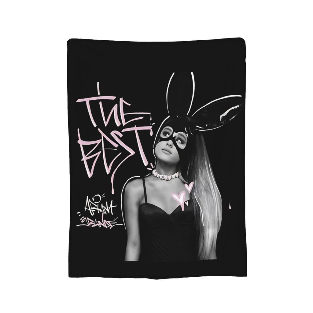 Ariana GrandeMelodie Enthüllt Decke Flauschig Großartig Warm Kuscheldecke für Tagesdecke Dekoration,