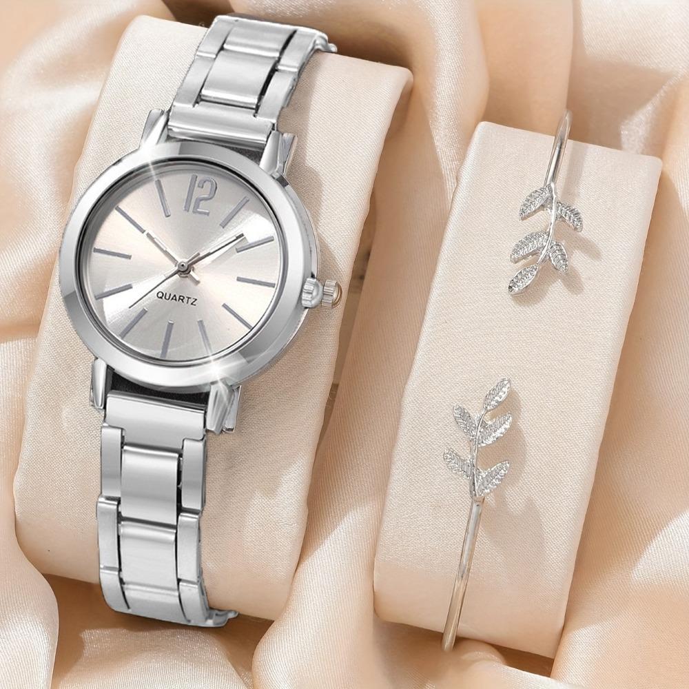 Ladies Watch Temperament Steel Belt Ladies Watch Watch, Simple Trend Ladies Quartz Watch Bracelet Set