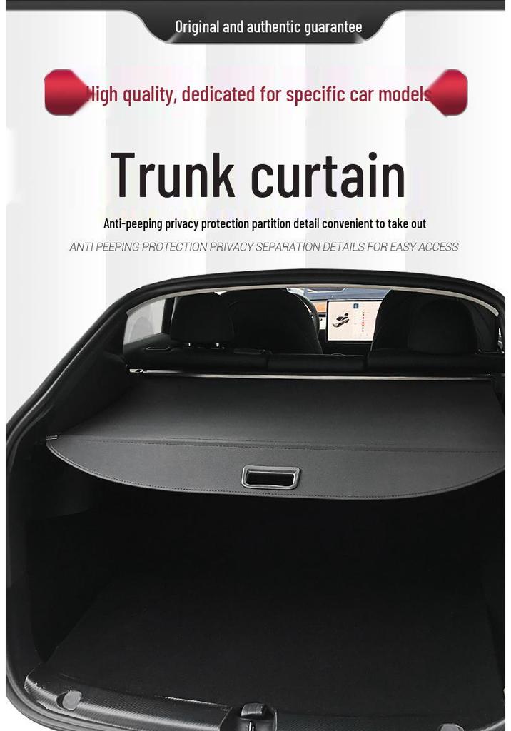 Xingtu EX7 Trunk Cargo Cover: Sunshade & Storage Partition for 26 Models