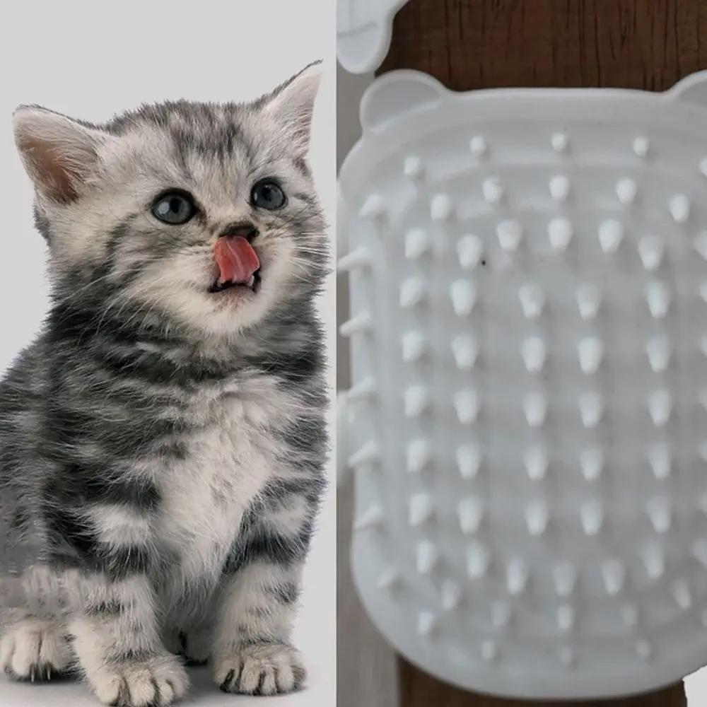 Pet Cat Hair Removal Massage Comb Cats Scratching Rubbing Brush Kitten Grooming Self Cleaning Wall Corner Cat Scratcher Combs