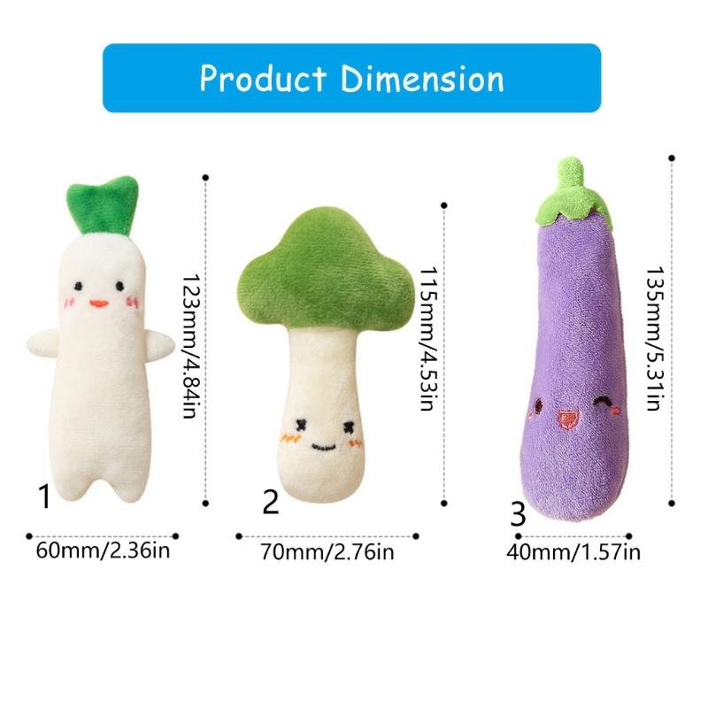 Infant Comforting Toy Lovely Cartoon Shape Hand Grip Doll Sensory Development Toy for Crib Strollers Travel Daily