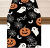 Boo Spooky Ghost Pumpkin Halloween Cloth Placemats Set of 6 Table Mats Table Decorations 12x18 Inch