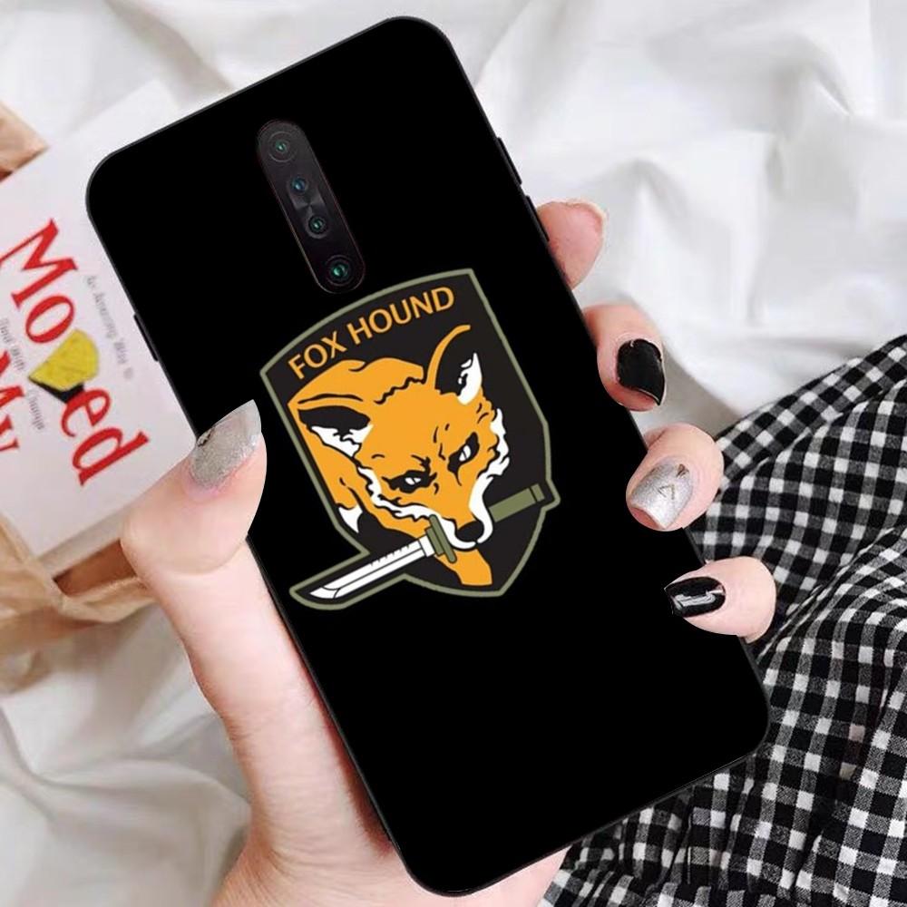 

M-Metal Gear S-Solid Game Phone Case For Redmi 5 6 7 8 9 10 Plus Pro 6 7 8 9 A GO K20 K30 K40 Pro Plus F3 Fundas Redmi K20 Pro