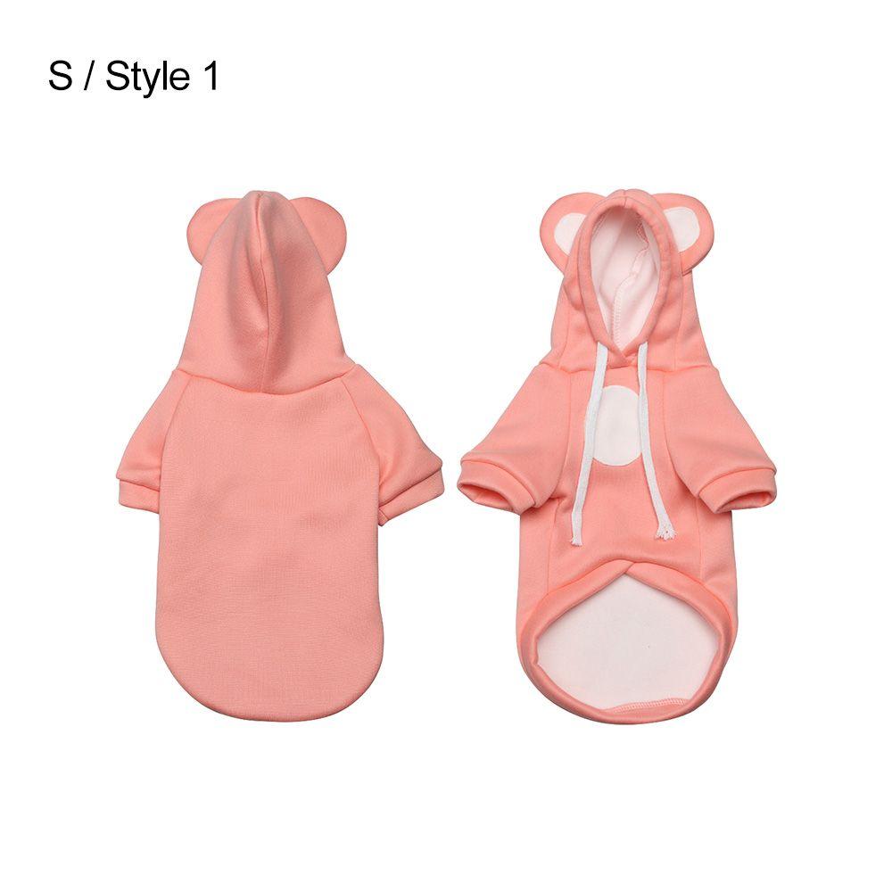 Süße Tiere Kostüm Winter Outfit Haustier Hoodie Bär Welpe Mantel Hund Overall Hund Winterkleidung