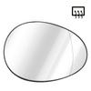 Side Wing Mirror Glass Heated Rearview Mirror Glass for Cooper R55 R56 R57 R58 R59 2007‑2015 Right