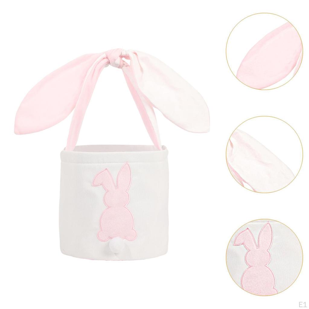 Easter Basket Reusable Long Ear for Worshiped Sweet Bags Bag Girls
