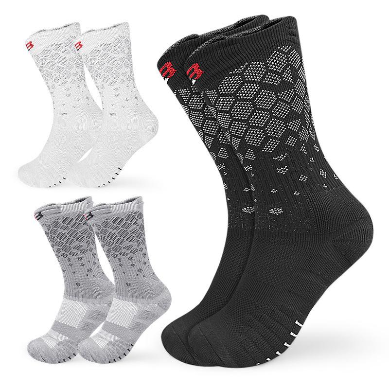 Medium-sized Tube Thickened Cotton Socks Outdoor Sports Basketball Socks Towel Bottom Breathable Socks
