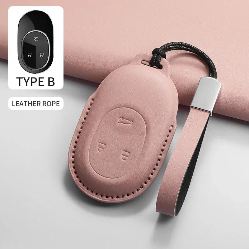 Car Key Case Cover Shell Fob for For Wei Lai NIO ES6 ES7 ES8 ET5 ET7 ET9 EC6 EC7 ET5T EVE EP9 2018-2026 PU Car Key Protector Bag