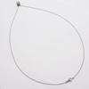 Used JUSTIN DAVIS DREAM TIME Crown Initial M Necklace Silver 925 [Ioki Pawnshop]