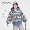 MOMOCO Boys' Trendy Fuzzy Hooded Winter Coat