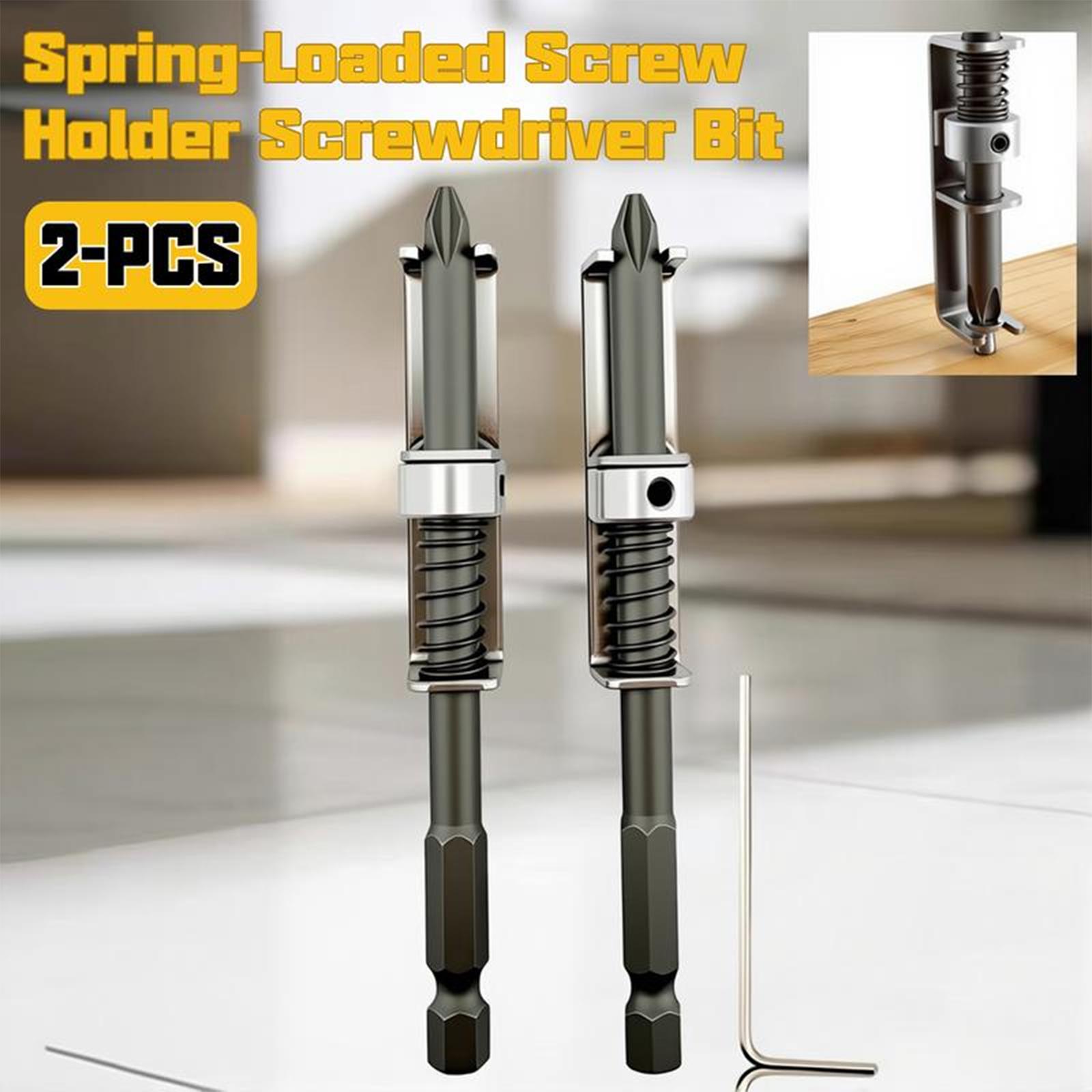 Фонарик для позиционирования сверла отвертки Набор из двух бит для отвертки One Size