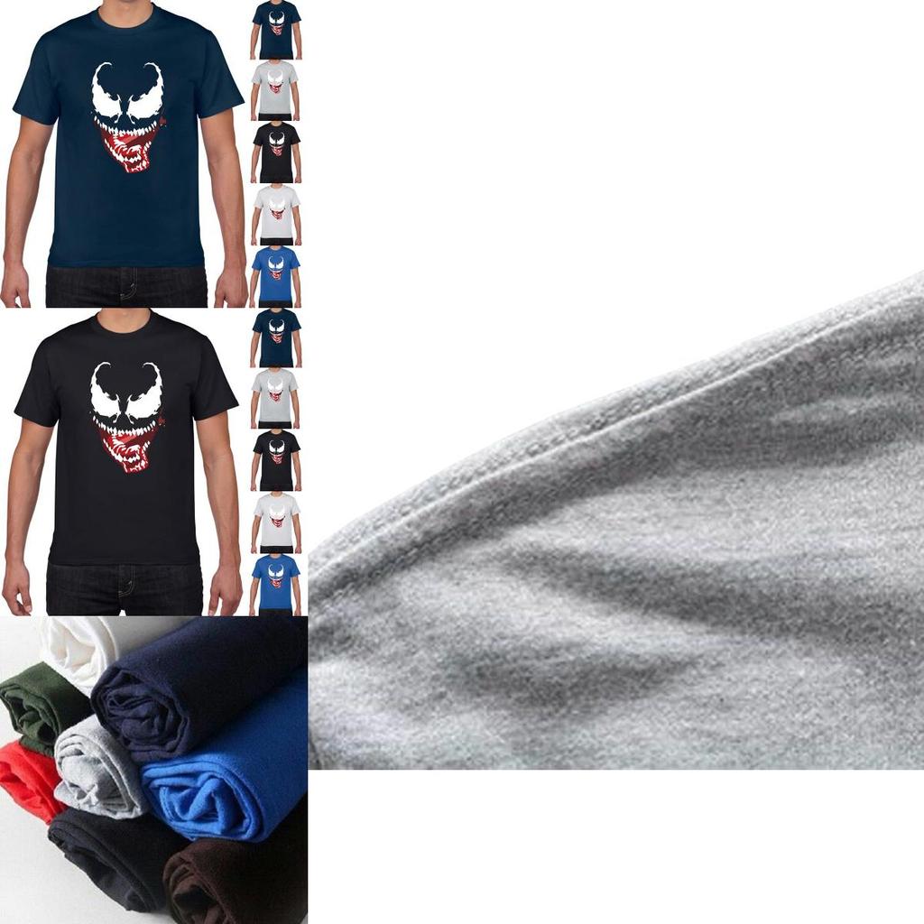 Premium Comic Venom Spider-man Men Short Sleeve T-shirt For Casual Cosplay Wear