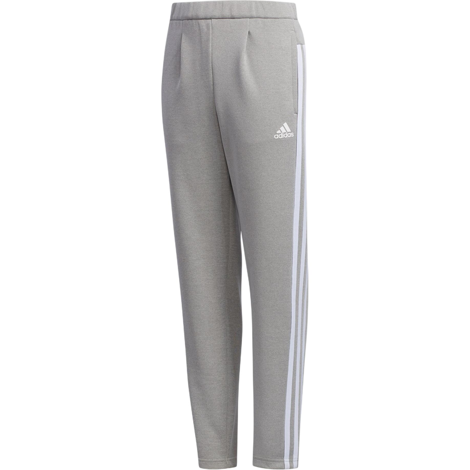 Teenagers Adidas Knitted Sweatpants Medium Heather Gray FK1935 134