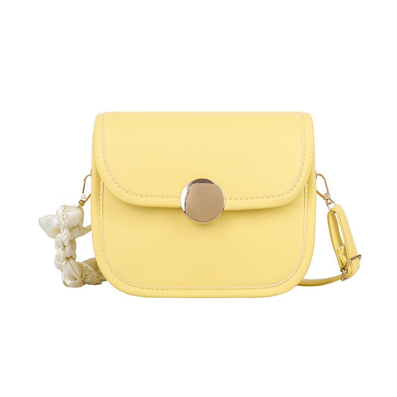 Trendy Crossbody Messenger Bags For Women Fashion Small Underarm Shoulder Bag Purse All-match Female Solid Color Hasp Flap Bag