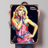 Sabrina Carpenter Tin Poster Customized Retro Wall Art Vintage Metal Signs for Room Desk Decor Home Decorations Wand Deko Items