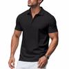 Men's Minimalist Quick-Dry Polo Shirt Summer Top for Men Loose-Fit Breathable Collared Short-Sleeved T-Shirt
