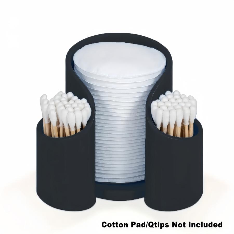 Holder for Pads and,Dispenser for Dental Floss,Storage Organizer for Bathroom Accessories,Makeup Organizer for Vanity,Essential Item for The Bathroom