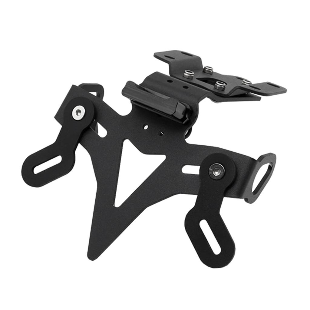 Compact & Reliable Motorcycle License Plate Holder Bracket with LED Waterproof Registration Brack Suitable for MT07