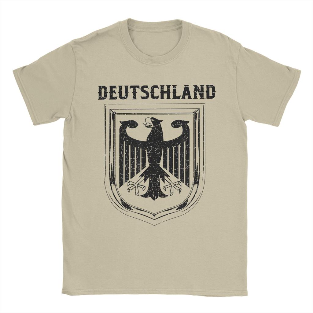 Badge of Germany Deutschland T Shirts Men 100 Cotton Creative TShirts Crew Neck  Tee Shirt Short Sleeve Clothes Big Size