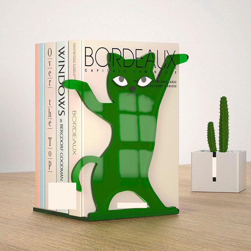 1pcs Acrylic Book Stand Customization Creative L-shaped Reading Stand Student Book Fixed Board Desktop Storage Display Stand