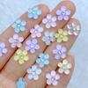 30 Stück Neu Süß Mini 9mm Diamant Blume Form Serie Flache Rückseite Maniküre Teile Verzierungen Für Haarspangen Zubehör