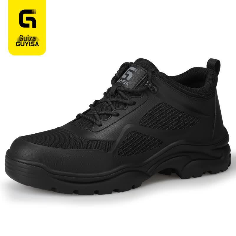 GUYISA 0260 Men s Steel Toe Anti-Puncture Safety Work Shoes 40