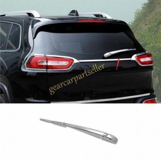 For Jeep Cherokee 14-2022 Bright Chrome Tail Rear Window Wipers Cover Trim 4PC