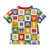 Short Made In [MIKI HOUSE] T-shirt, Sleeve, Logo, Bear, Rabbit, Japan, Boys, Girls, Babies, Kids, Children's Clothing, 12-5203-685, 80cm, Multi-color