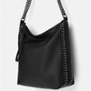 New Korean Version Trendy Rivet Shoulder Bucket Bag Fashionable And Casual Large-Capacity Oblique Span Women'S Bag