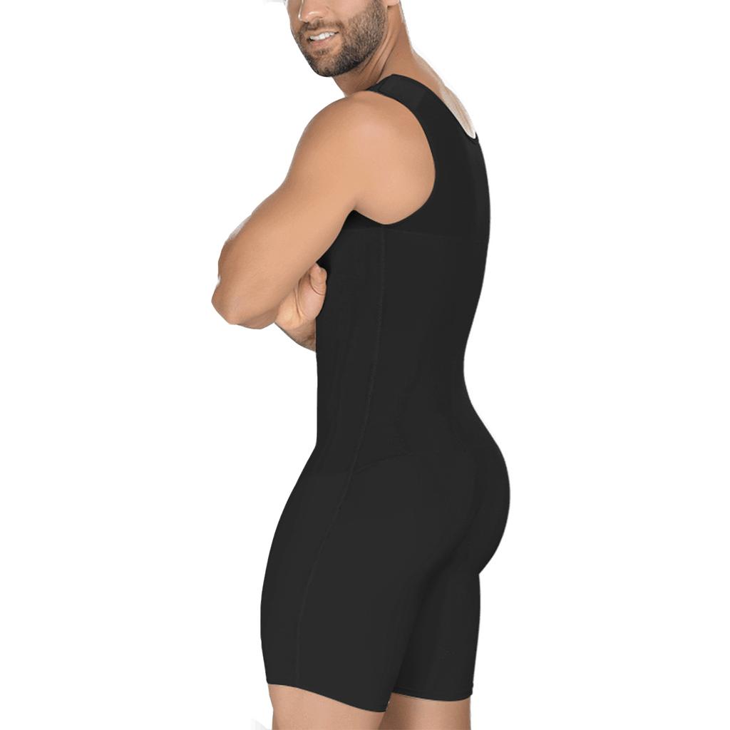 Men Shapewear Tummy Control Bodysuit Full Body Shaper Fajas Compression Shirts Shorts Slim Belly Corset Sleeveless Undershirts Jumpsuit