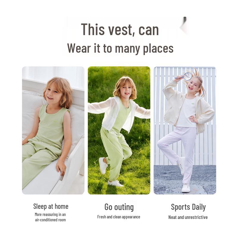 Labi Kids' Breathable Summer Vest 2-Pack