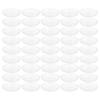200 Pcs Drip Catcher Round Tray Wax Protector Bobeches For Candles Home Decor Accessories Clear Holder Anti Dripping