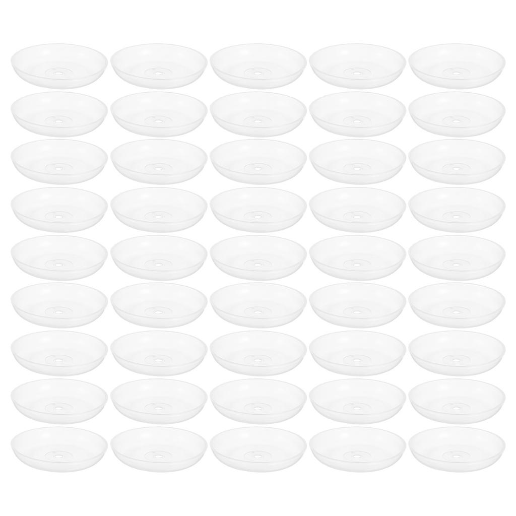 200 Pcs Drip Catcher Round Tray Wax Protector Bobeches For Candles Home Decor Accessories Clear Holder Anti Dripping