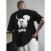 Men's Large Size Summer Short-Sleeve T-Shirt - Oversized Casual Loose Fit Round Neck Tee with Breathable Fabric, Letter Brand Print for Outdoor Sport