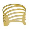 1Pc Gold Color Household Fashion Napkins Holder Wedding Napkin Rings Table Decoration Hollow Out Buckle Gold Rings Accessories