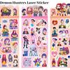 Laser Cut Sticker KPOP Demon Hunters Guka Devil Men's Group for Kids Cute Stationary School Office Art Supplies Decoration