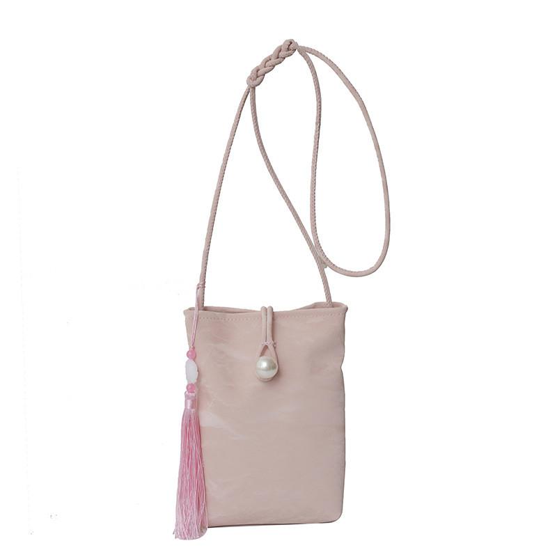 New Chinese Style Womens Summer Crossbody Bag With Pearl Phone Pocket For Daily Casual Use