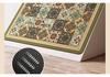 Retro American Diatom Mud Kitchen Floor Mat - Quick Dry, Water Absorbing, Non-Slip, Easy Clean, Long Strip Design.
