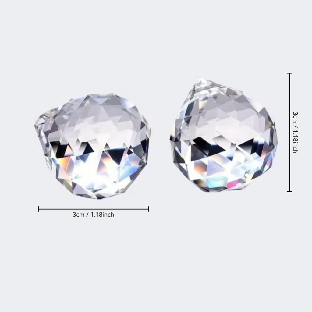 10pcs Crystal Prism Sun Catcher for Home and Garden Decoration, Perfect for Weddings, Engagements, Birthdays and Holidays