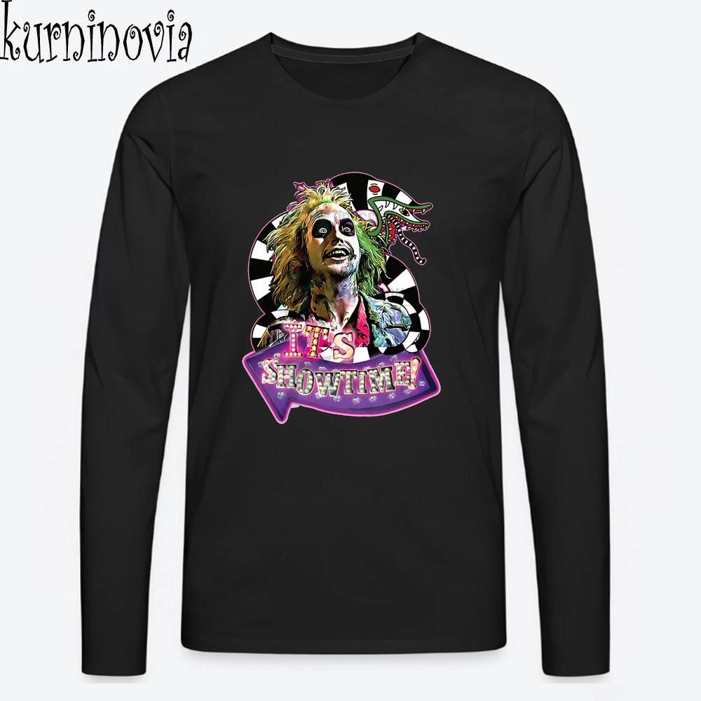 Beetlejuice It s Showtime Movie Black Size S to 2XL XXXXL